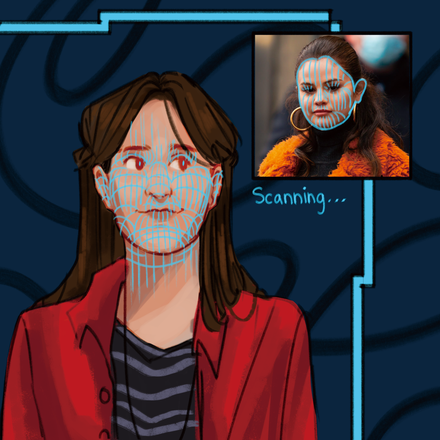 Deepfake illustration